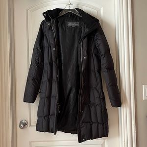 Eddie Bauer Down Parka, Size S, Color Black